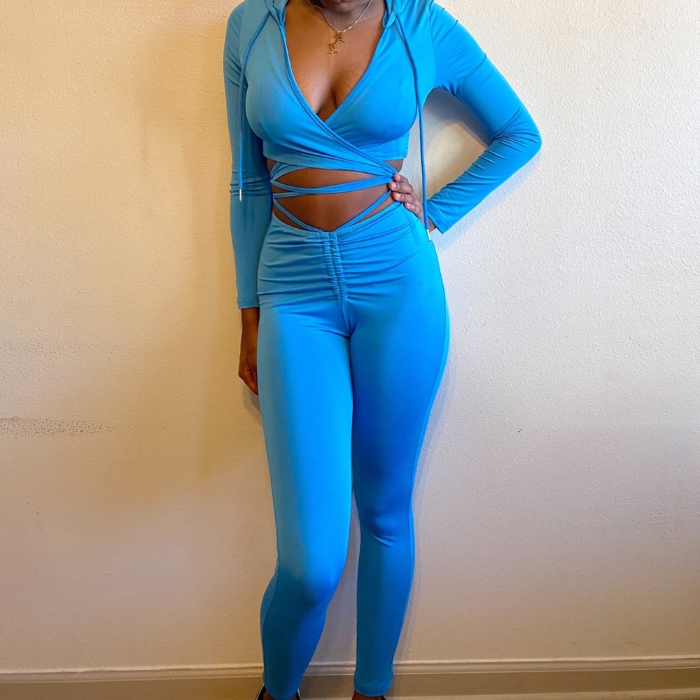 Wrap Tie Two Piece Set